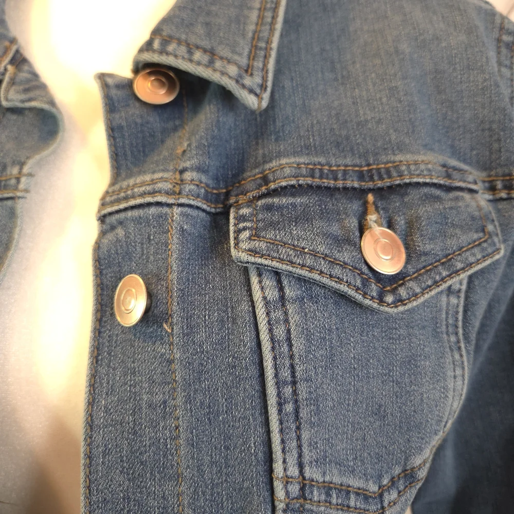 Time and Tru Dark Blue Denim Jacket - Picture 2 of 4